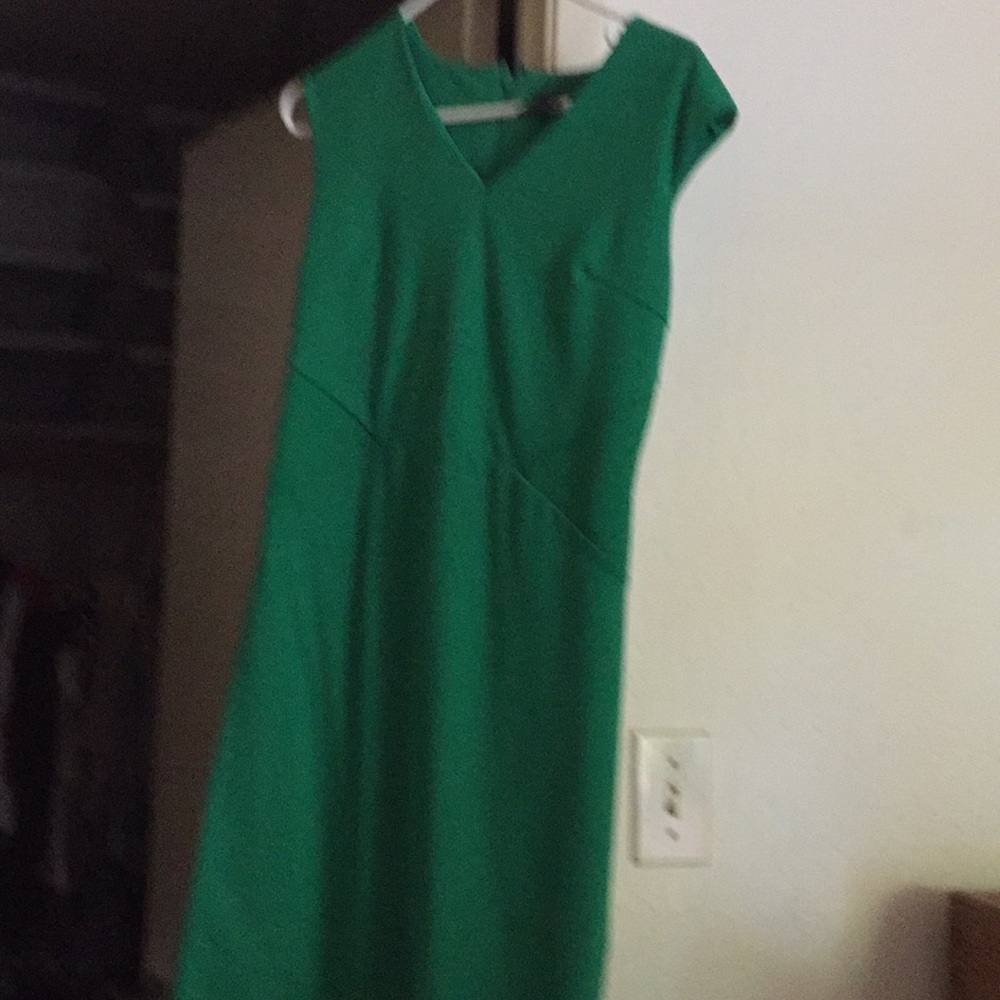 Green Ann Taylor dress